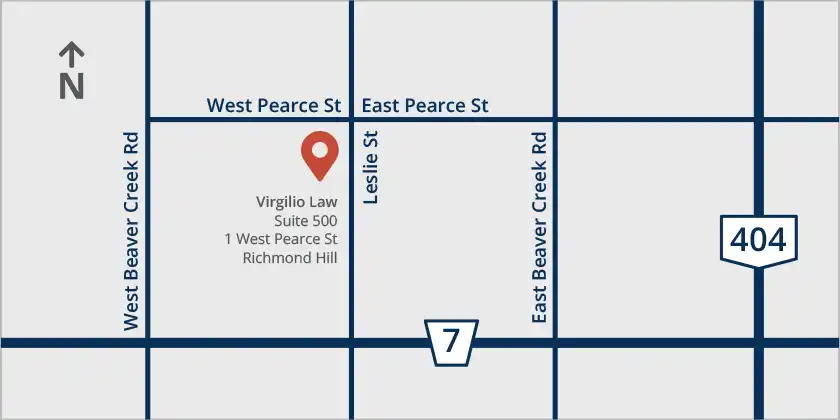Virgilio Law Location Map